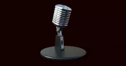  Microphone 3D model