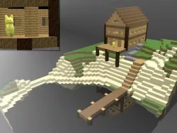 minecraft lake house