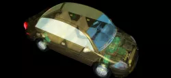 Model Render Strip Car