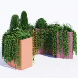 Modular Planters part 3 3D model
