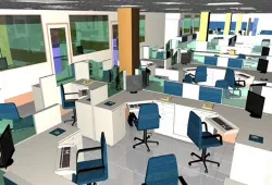Office Type-2 (Auto cad 3D)
