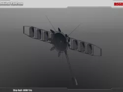 Orbital SatCom Low-poly  3D model