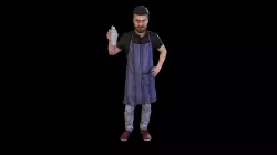 P18 - Bartender 3D model