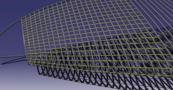 Parametrized fuselage of blended wing body