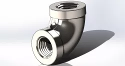 Pipe fitting 1/4" x 1/4"