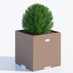 Polyrattan planter 3 3D model