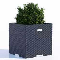 Polyrattan planter 5 3D model