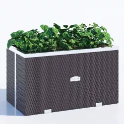 Polyrattan planter 70 3D model