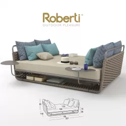 Roberti Portofino DAY BEDS small 3D model