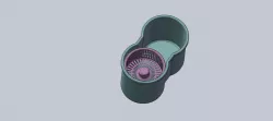 Rotary mop barrel 