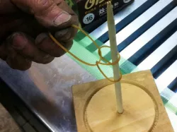Rubber band stand