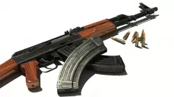 Russian composition ak47 3D model