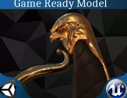 Saber Low-poly  3D model