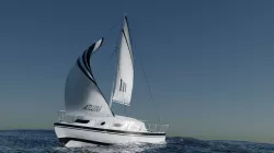 Sailboat Scene 3D model