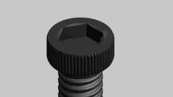 screw with round thread/parafuso com rosca redonda