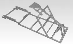 Simulator frame