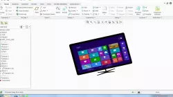 Smart TV with windows menu