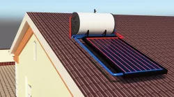 solar heating 3D model
