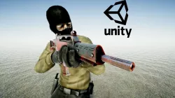 Soldier Hired Gunman Rigged and Animated Low-poly  3D model