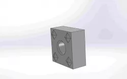 Square Projection Weld Nut