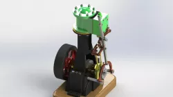 Steam Engine Vertical Reverse Gear (1830)