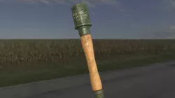 Stick grenade Low-poly  3D model