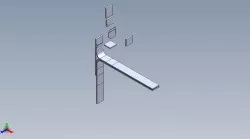 T-peel joint with over lap support 