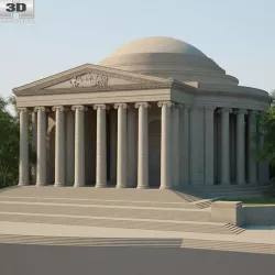 Thomas Jefferson Memorial 3D model