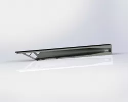 Topology optimized beam