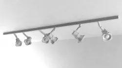 Truss Light Low-poly  3D model