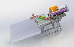 Vertical change horizontal labeling machine 3D model