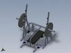 Weight bench mock up