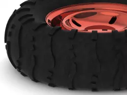 Wheel of an ATV
