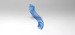 wire along a curve using relations - pro/Engineer  