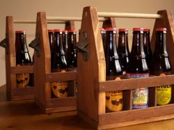 Wooden Beer Tote