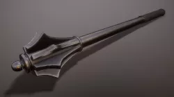 14th Century Mace Low-poly  3D model