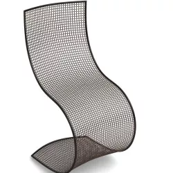 3D BASKET CHAIR MODELING Low-poly  3D model