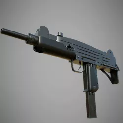 3D High-Poly Uzi 3D model