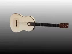 7 string guitar 3D model