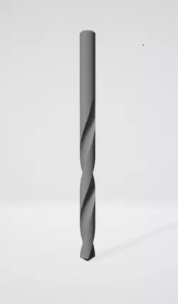 A drill bit Low-poly  3D model