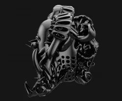 abstract object 3D model