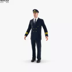 Airline Pilot 3D model