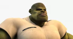 Alien General - rigged and animated 3D model