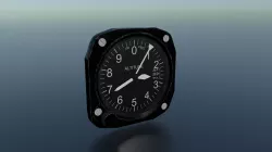 ALTIMETER GAUGE Low-poly  3D model