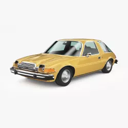 AMC Pacer 1980 Low-poly  3D model