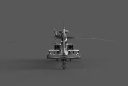 Apach Helicopter 3D model