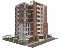 Apartment building 17 3D model