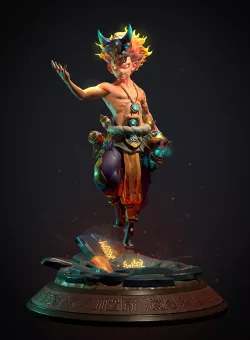 Asura - 5Element Low-poly  3D model