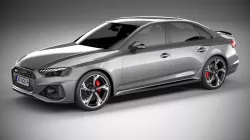 Audi RS4 Sedan 2020 3D model