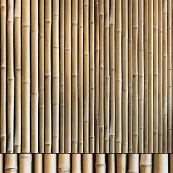 Bamboo wall pattern Low-poly  3D model